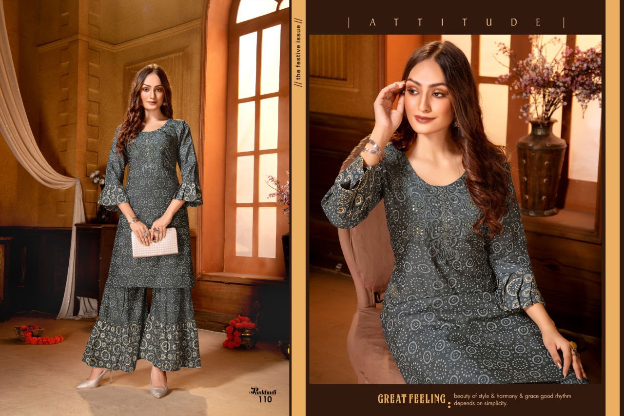 Ft Pankhudi 1 Latest Fancy Casual Wear Kurtis Collection 